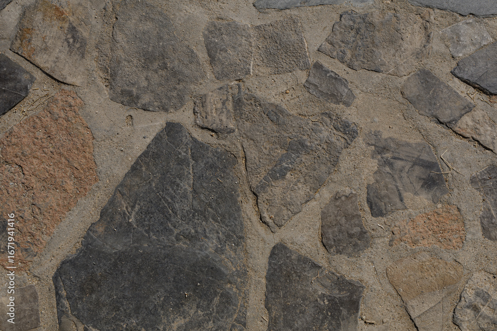 Poster high-resolution image of a stone pavement texture, perfect for backgrounds and design projects. natu