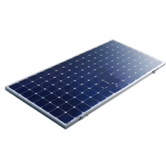 Solar Panel Energy Source: A detailed shot of a sleek, rectangular solar panel, capturing the essence of renewable energy and sustainable power generation.