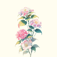 Abstract flower blooming design. Pattern with floral seamless. Art & Illustration