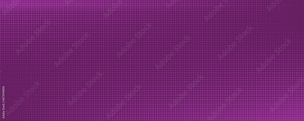 Poster abstract dots halftone purple color pattern gradient texture background.