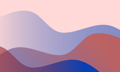 Abstract gradient wave background with smooth pastel shapes and soft flowing colors