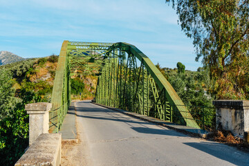 view across the Luis de Arminan bridge road