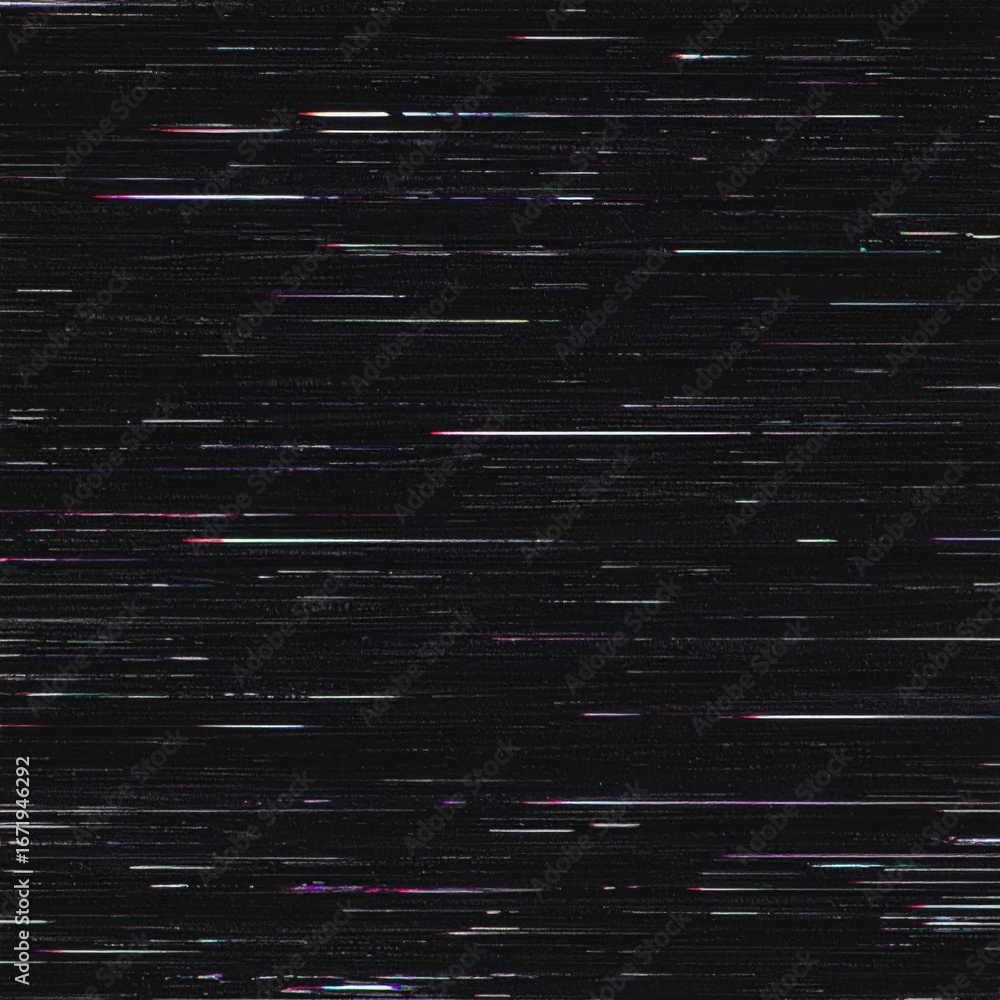 Poster abstract glitch art digital noise texture with stream lines pixel error black backdrop
