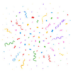 party streamers and confetti