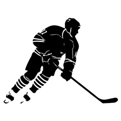 PNG Ice hockey silhouette sports