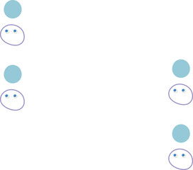 very abstract cute colorful drawings