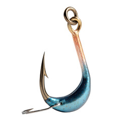 fishing hook isolated on white