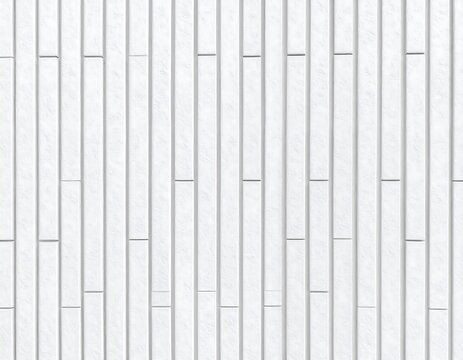 Seamless texture of vertically aligned, off-white, rectangular tiles