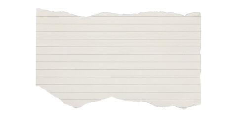 blank lined paper notebook paper with torn edges isolated on transparent background,note paper message office business tag sign,blank sheet of paper