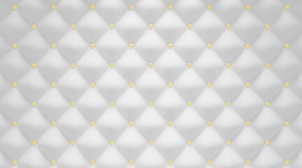 キルティング背景（丸鋲・グレー）blenderで制作の3DCG