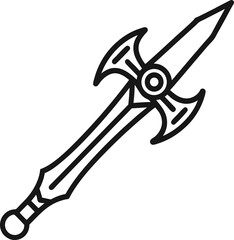 vector illustration of a garden scissors