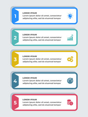 colorful infographic banner templates in modern design style