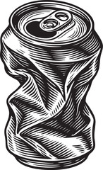 Crushed Aluminum Can