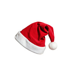 “Festive Pine Branch Arrangement with Santa Hat Accent”