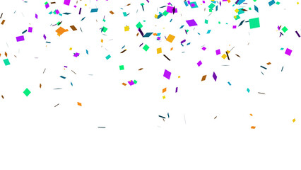 party streamers and confetti