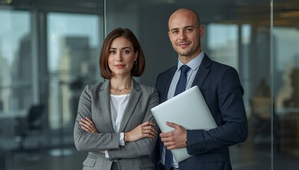 portrait of a smiling businesswoman