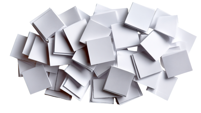 Minimalist Mosaic: A collection of pristine, square tiles create a textured, minimalist design. Highlighting simplicity, order, and abstract potential