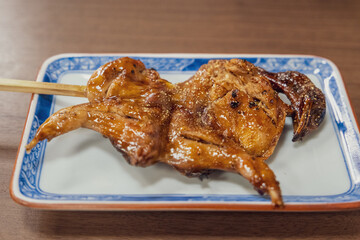 【#京都】うずらの丸焼き