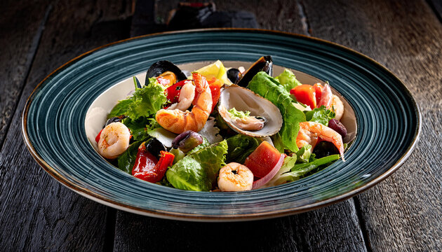 insalata di frutti di mare misti cibo italiano