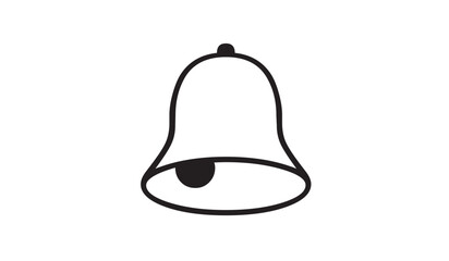 bell icon vector design illustration solid color