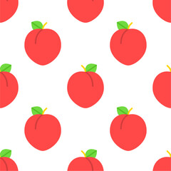 Seamless pattern with peaches for banners, cards, flyers, social media wallpapers, etc.