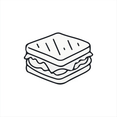 A fast food icon Clean vector design, perfect for menu design, food delivery apps, restaurant branding, packaging, and infographics