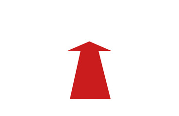 red arrow indicates the direction in front, transparent background