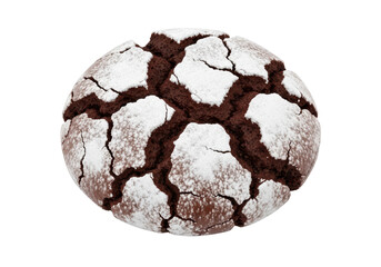 Celebrating National Homemade Cookies Day with a Close-Up of Cracked Chocolate Cookies Dusty with