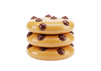 Delicious homemade cookie cookies with chocolate chips for National Homemade Cookies Day celebration