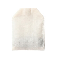 Single blank white tea bag for mockup