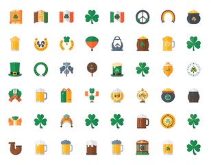 Fototapeta premium St Patricks Day Icons Set.