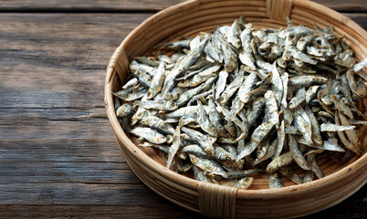 Dried anchovies, dried fish ingredients