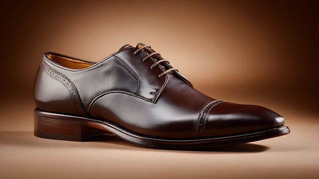 Shop premium leather dress shoes for men classic formal footwear brown oxford shoes for business meeting - Powered by Adobe