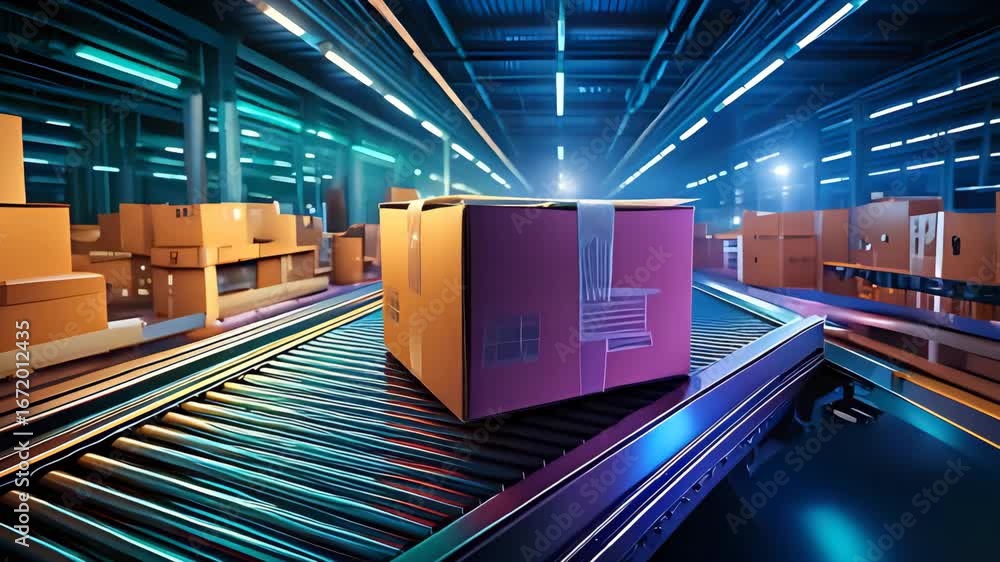 Poster automated conveyor system: streamlining warehouse operations and logistics efficiency for fast
