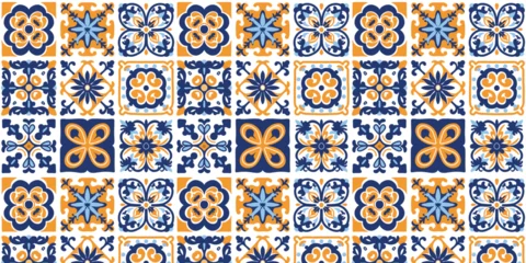 Fototapete Portugal Keramikfliesen Muster  vector illustration seamless Moroccan tile pattern  © Tetiana Kasatkina
