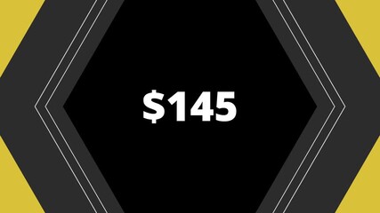 This graphic showcases a compelling price point of $145 perfect for marketing campaigns.