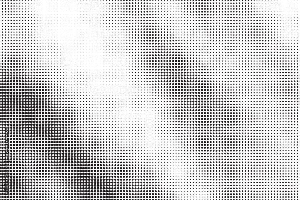 Poster halftone background vector, abstract backdrop design with two tone pattern and copy space for edit y