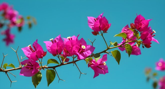 Flores rosas vibrantes florecen;