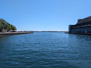 Overview of Lake Ontario in Toronto, Canada - August 2025