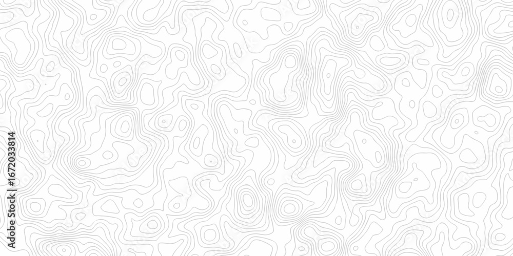 Poster geographic mountain relief. minimal lines background. contour maps. illustration, topo contour map d