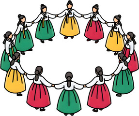 Ganggangsullae, Korean folk dance