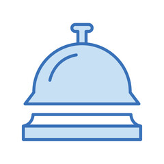 Hotel Bell duotone line icon , vector, pixel perfect, illustrator file 
