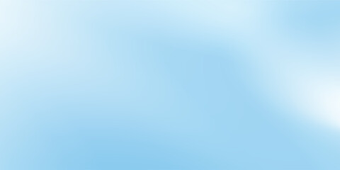 Aesthetic clear blue sky set. Summer season blue pastel colored vertical vector banner. Blurred sky gradient background. Simple soft light modern