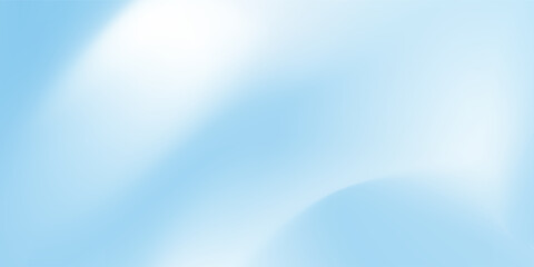 Aesthetic clear blue sky set. Summer season blue pastel colored vertical vector banner. Blurred sky gradient background. Simple soft light modern