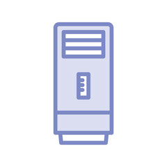 Air Conditioner duotone line icon , vector, pixel perfect, illustrator file 
