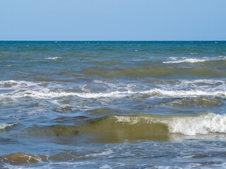 sea waves on the beach
