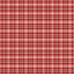 Red and White Plaid Seamless Pattern