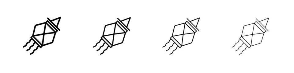 Kandeel icons. line strokes simple icons