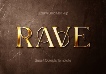 Luxury Gold Mockup