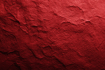 Dark red textured stone background rough surface deep color